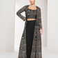 Designer Indo-Western Jacket Suit with Intricate Cut Dana Detailing