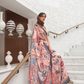 Digital Floral Printed Crepe Silk Saree with Graceful Drape