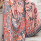 Digital Floral Printed Crepe Silk Saree with Graceful Drape