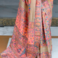 Premium Floral Banarasi Saree with Pashmina Silk Look