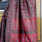 Premium Floral Banarasi Saree with Pashmina Silk Look