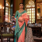 Graceful Kanjeevaram Silk Blend Saree with Motif Work