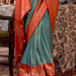 Graceful Kanjeevaram Silk Blend Saree with Motif Work