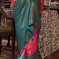 Graceful Kanjeevaram Silk Blend Saree with Motif Work