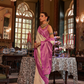 Graceful Kanjeevaram Silk Blend Saree with Motif Work