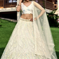 Elegant Lehenga Set with Multiple Sequins & Thread Embroidery