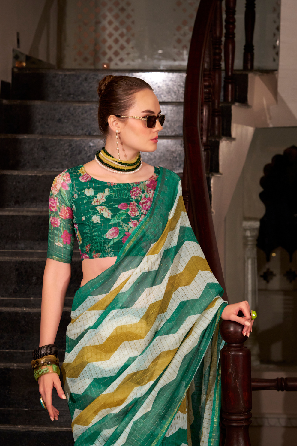 Linen Cotton Silk Saree with Soft Texture and Natural Elegance - LaVante Fashion