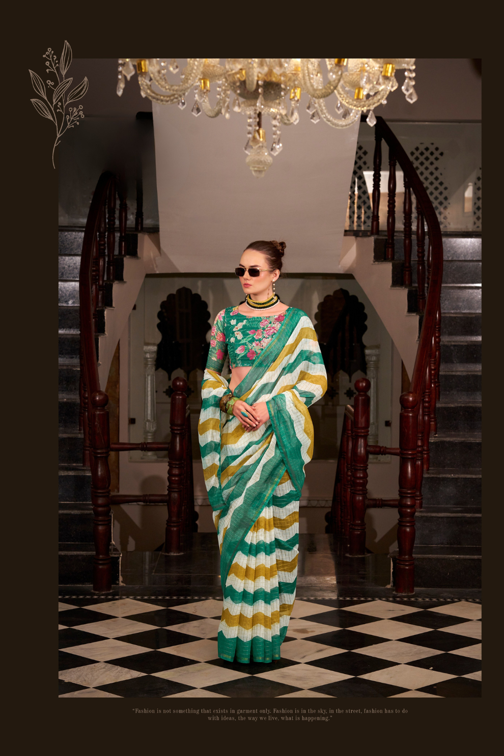 Linen Cotton Silk Saree with Soft Texture and Natural Elegance - LaVante Fashion