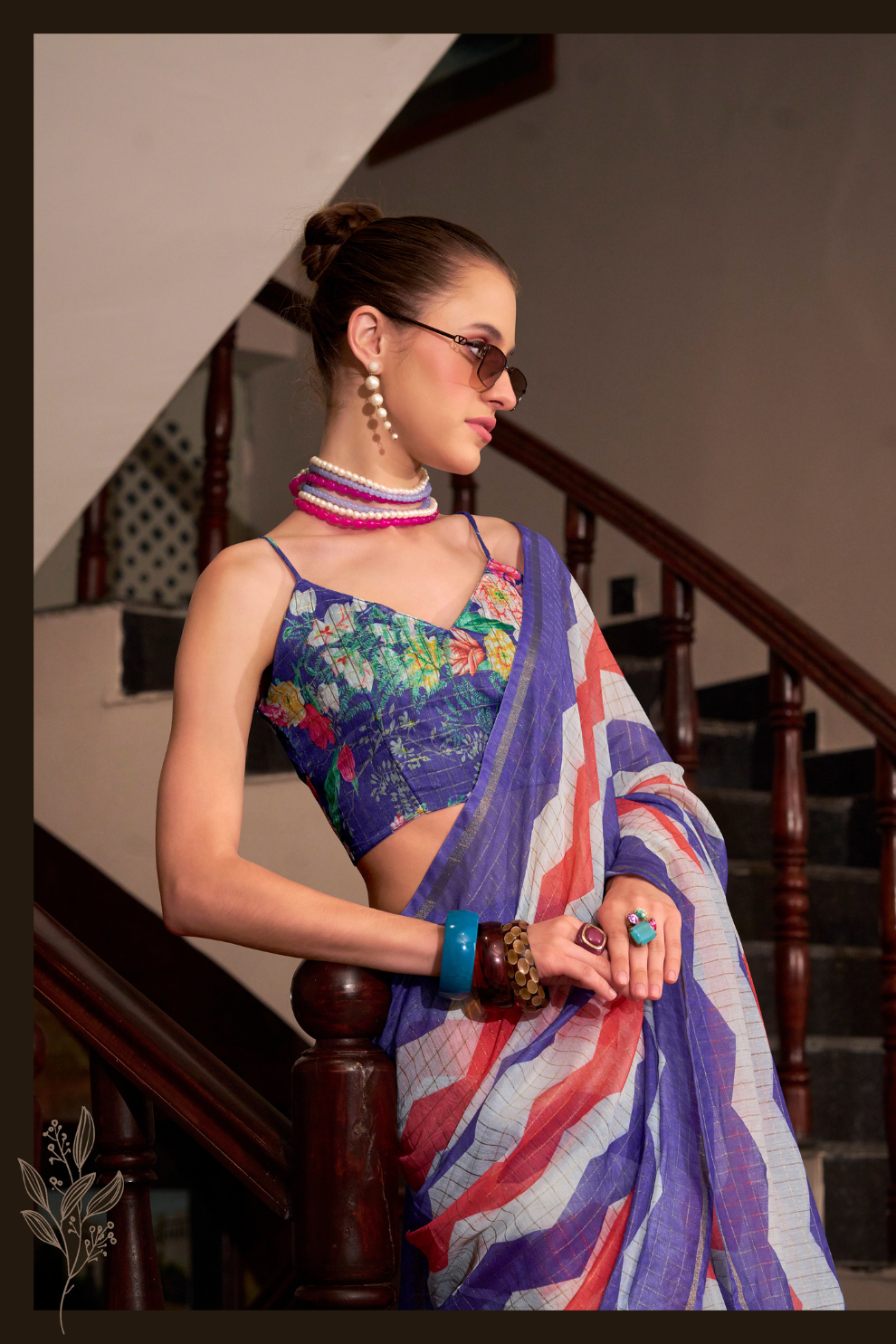 Linen Cotton Silk Saree with Soft Texture and Natural Elegance - LaVante Fashion