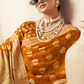 Georgette Saree with Artistic Burnout Butti for Occasions
