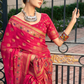 Luxury Polyester Viscose Georgette Saree with Burnout Traditional Design - LaVante Fashion