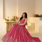 Elegant Designer Lehenga with Intricate Sequins and Cut Dana Detailing