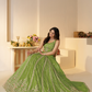 Elegant Designer Lehenga with Intricate Sequins and Cut Dana Detailing