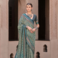 Mercerized New Sigma Silk Saree with Aqua Finish - LaVante Fashion
