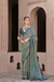 Mercerized New Sigma Silk Saree with Aqua Finish - LaVante Fashion