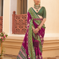 Traditional Patola Silk Saree for Weddings with Matching Blouse