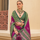 Traditional Patola Silk Saree for Weddings with Matching Blouse