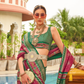 Traditional Patola Print Saree in Sigma Silk Blend Fabric