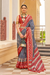 Traditional Patola Silk Saree for Weddings with Matching Blouse