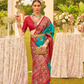Elegant Patola Printed Art Silk Saree for Festive Wear