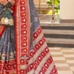 Traditional Patola Silk Saree for Weddings with Matching Blouse