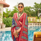 Traditional Patola Print Saree in Sigma Silk Blend Fabric