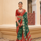 Traditional Patola Silk Saree for Weddings with Matching Blouse