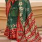Traditional Patola Silk Saree for Weddings with Matching Blouse