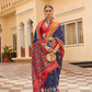 Traditional Patola Silk Saree for Weddings with Matching Blouse