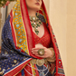 Traditional Patola Silk Saree for Weddings with Matching Blouse