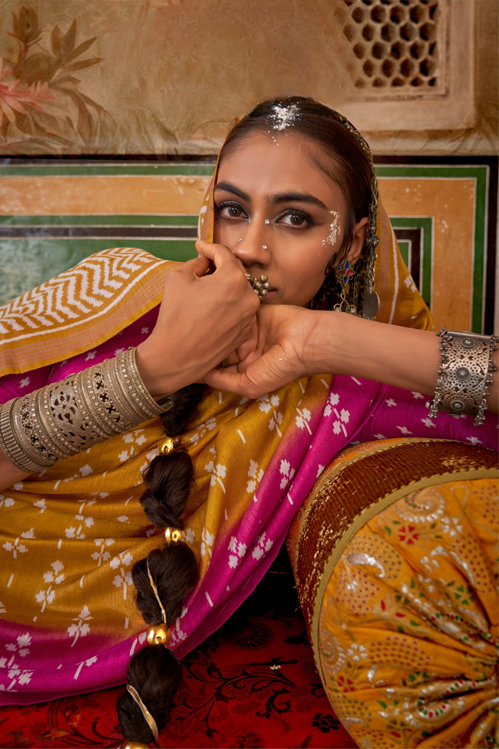 Designer Print Silk Saree for Festive and Casual Wear