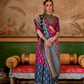 Designer Print Silk Saree for Festive and Casual Wear