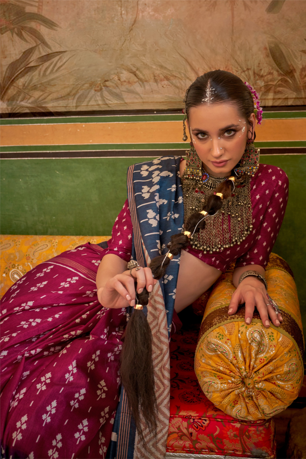 Designer Print Silk Saree for Festive and Casual Wear