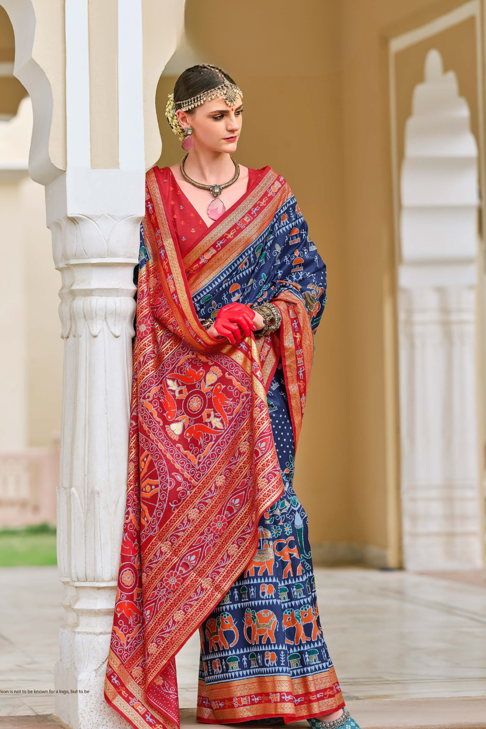 Mercerized Sigma Silk Saree with Traditional Classic Design - LaVante Fashion
