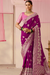 Banarasi Dola Silk Saree with Brocade Blouse Elegance