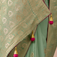 Banarasi Dola Silk Saree with Brocade Blouse Elegance
