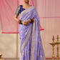 Banarasi Dola Silk Saree with Brocade Blouse Elegance