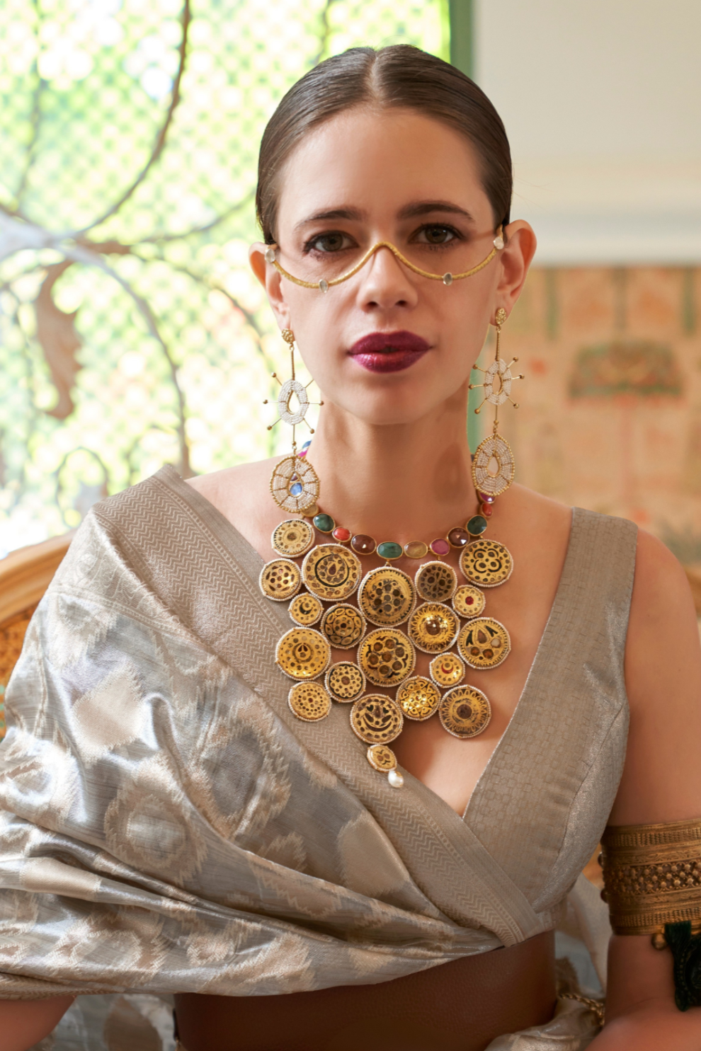 Multi Tissue Saree with Zari Handloom Weaving Elegance