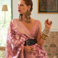 Multi Tissue Saree with Zari Handloom Weaving Elegance