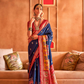 Regal Peshwai Paithani Silk Saree with Traditional Zari Weave