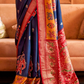 Regal Peshwai Paithani Silk Saree with Traditional Zari Weave