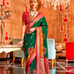 Regal Peshwai Paithani Silk Saree with Traditional Zari Weave