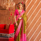 Regal Peshwai Paithani Silk Saree with Traditional Zari Weave