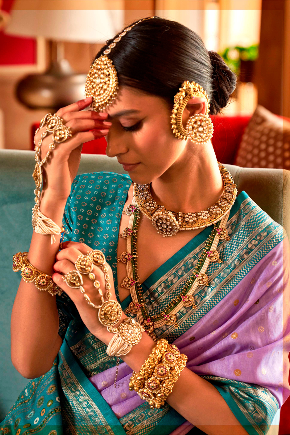 Regal Peshwai Paithani Silk Saree with Traditional Zari Weave