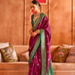 Regal Peshwai Paithani Silk Saree with Traditional Zari Weave