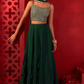 Charming Georgette Party Wear Lehenga With Sequins Choli