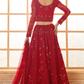 Cord Embellished Designer Lehenga Choli For Weddings & Parties