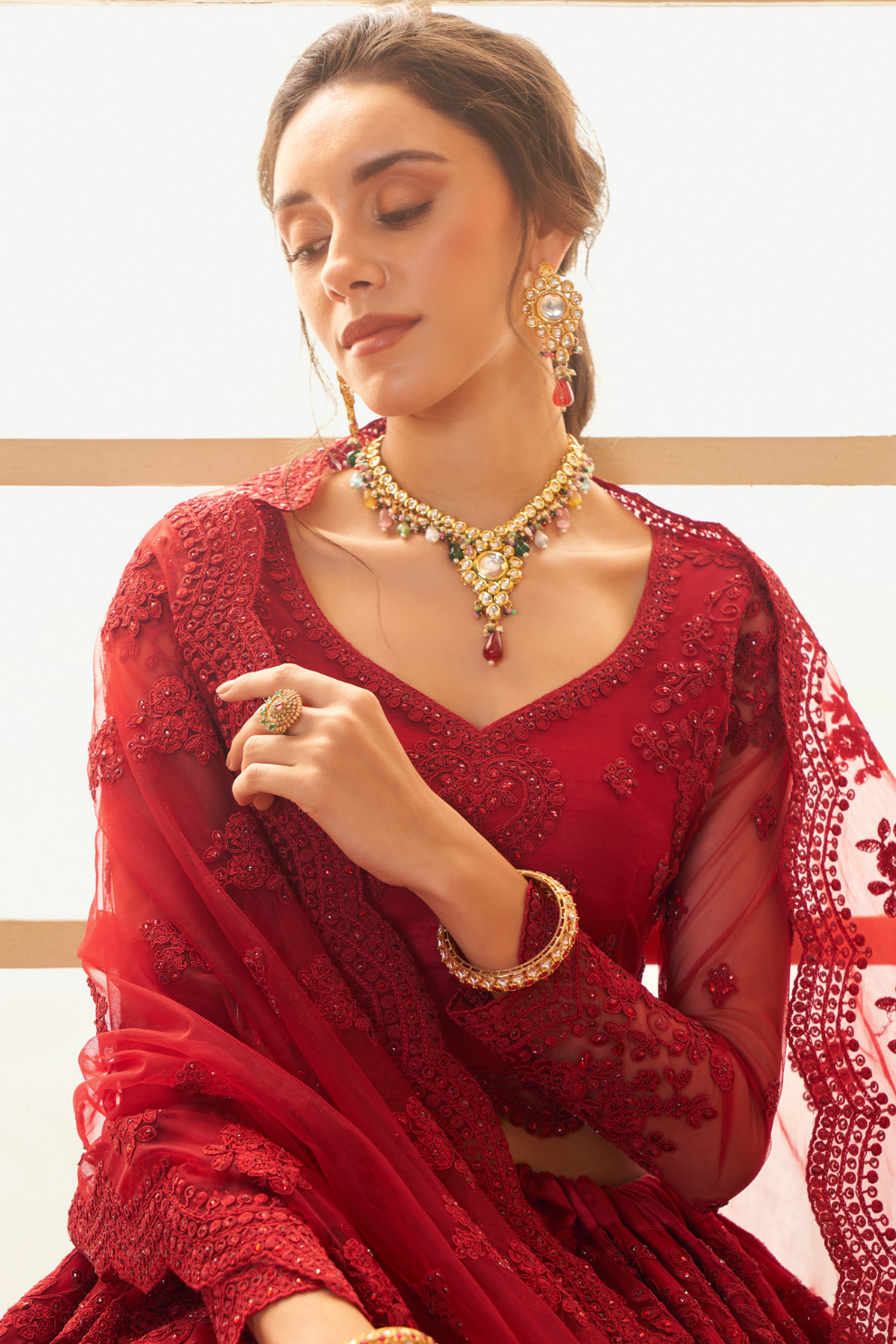 Cord Embellished Designer Lehenga Choli For Weddings & Parties