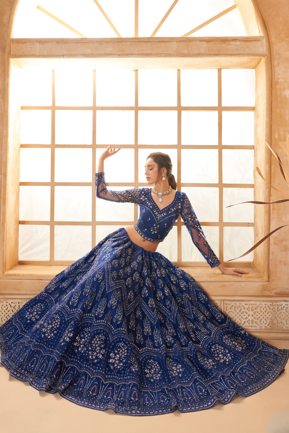 Cord Embellished Designer Lehenga Choli For Weddings & Parties