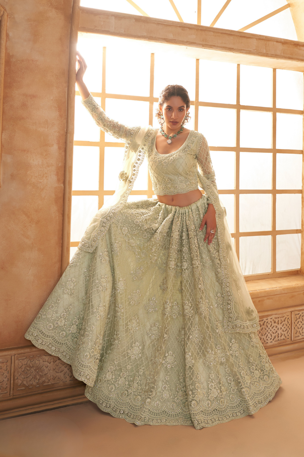 Cord Embellished Designer Lehenga Choli For Weddings & Parties